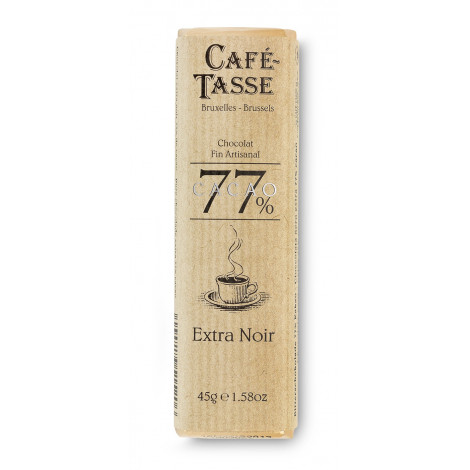 Barre de chocolat extra noir 77% 45g