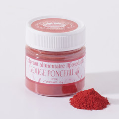 Colorant pour chocolat, rouge fraise, 10 gr