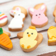 Kit 6 mini emporte-pièces Pâques